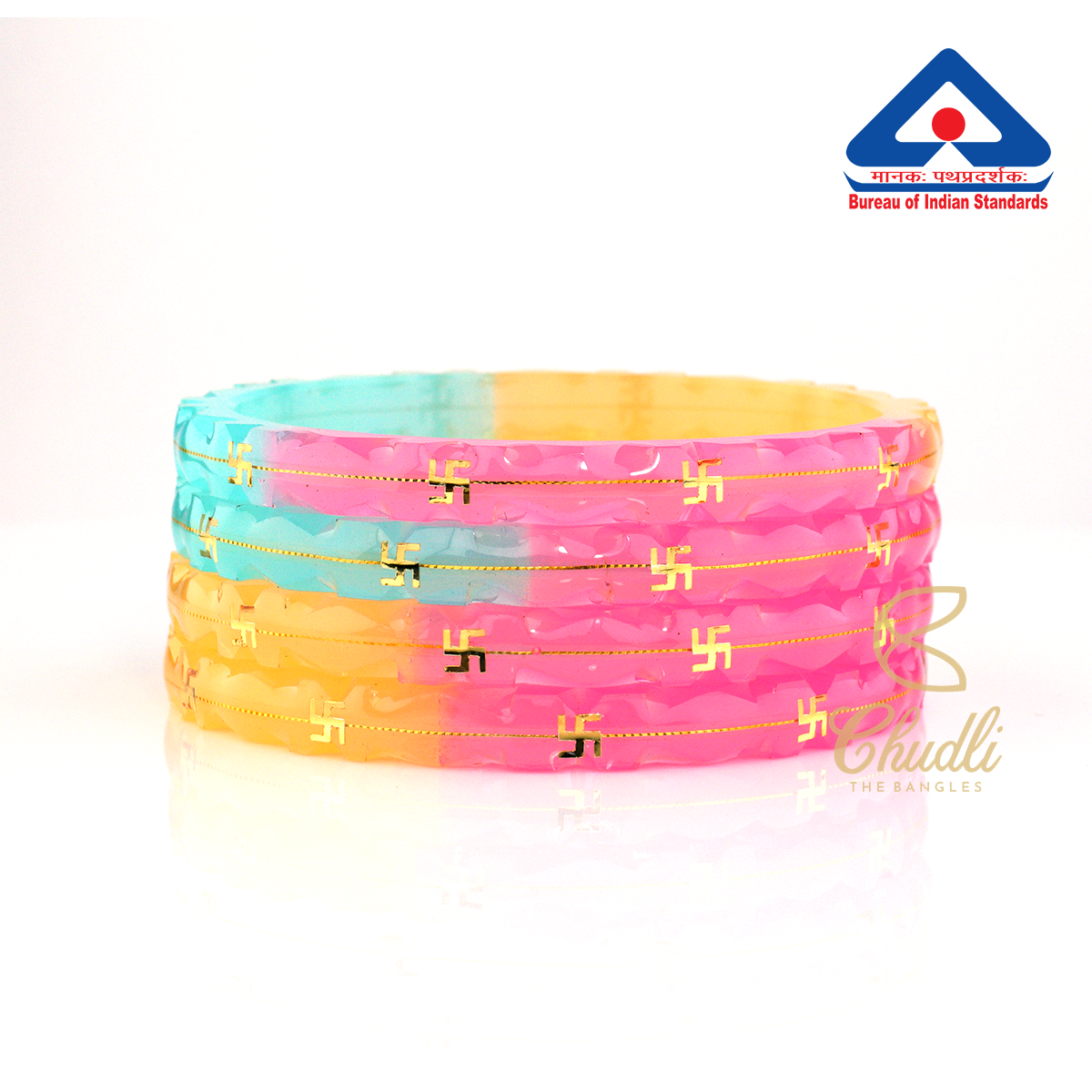 Multicolor 18 Carats - 18K Gold Bangles For Women