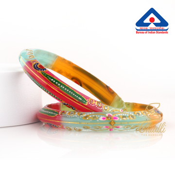 Multicolor 18 Carats - 18K Gold Bangles For Women