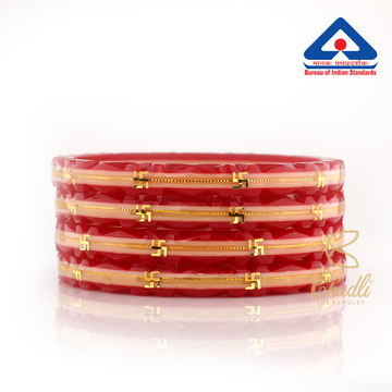 Multicolor 18 Carats - 18K Gold Bangles For Women