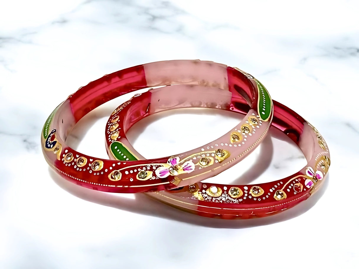 Multicolor 18 Carats - 18K Gold Bangles For Women