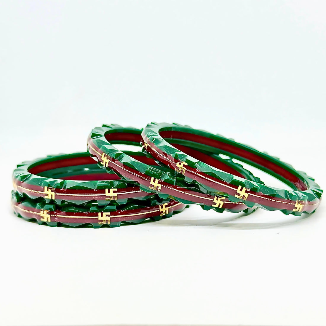 Multicolor 18 Carats - 18K Gold Bangles For Women