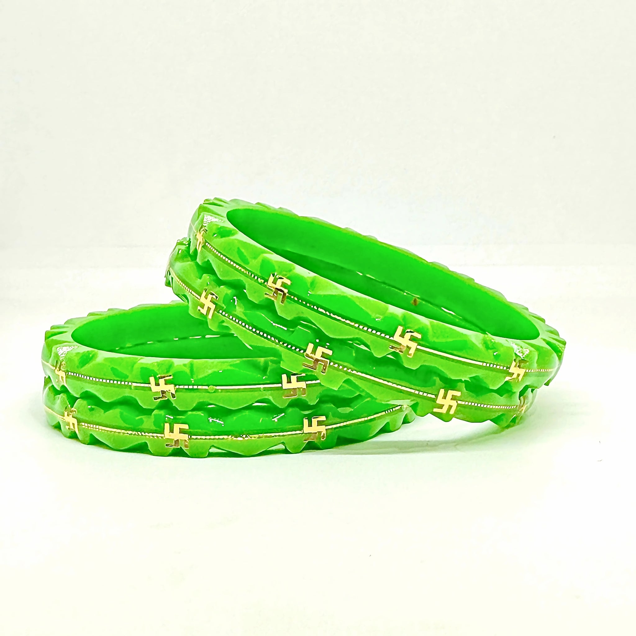 Multicolor 18 Carats - 18K Gold Bangles For Women