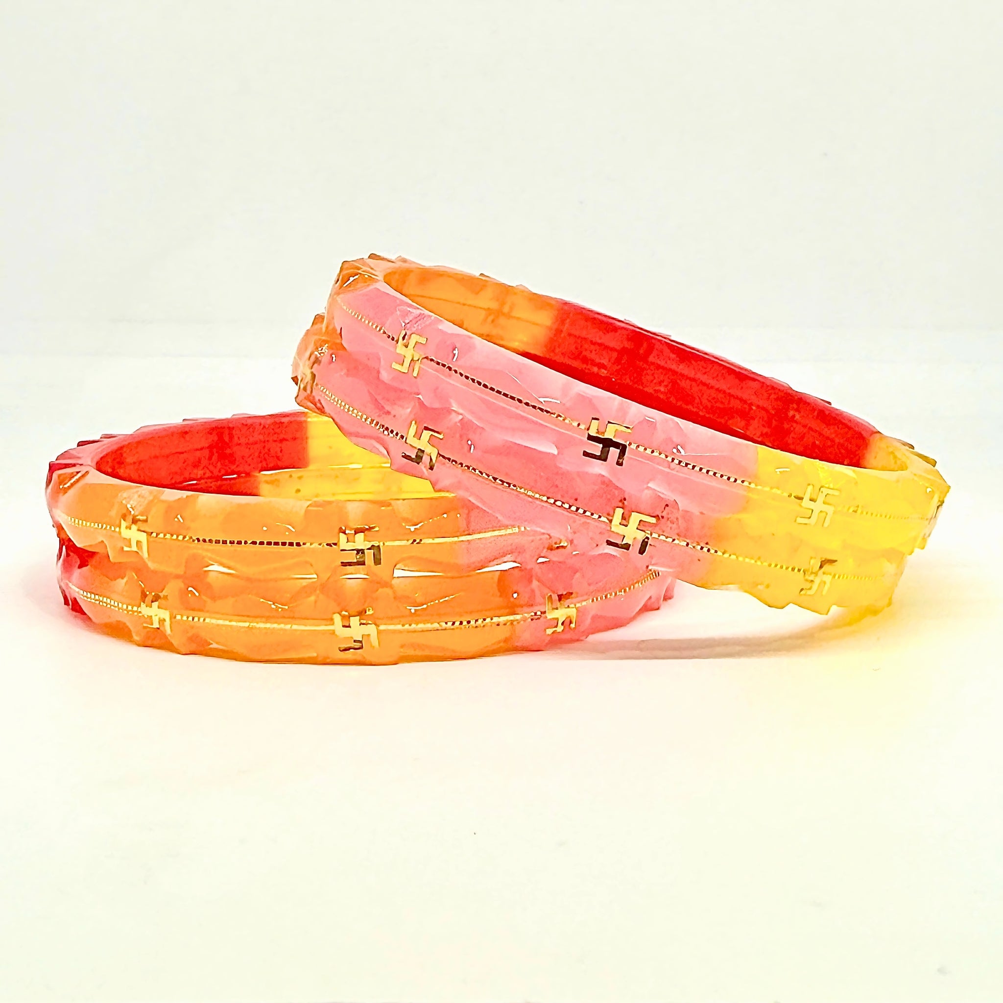 Red 18 Carats - 18K Gold Bangles For Women