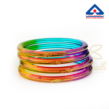 Pack Of 4 18 Carats Gold Bangles For Women